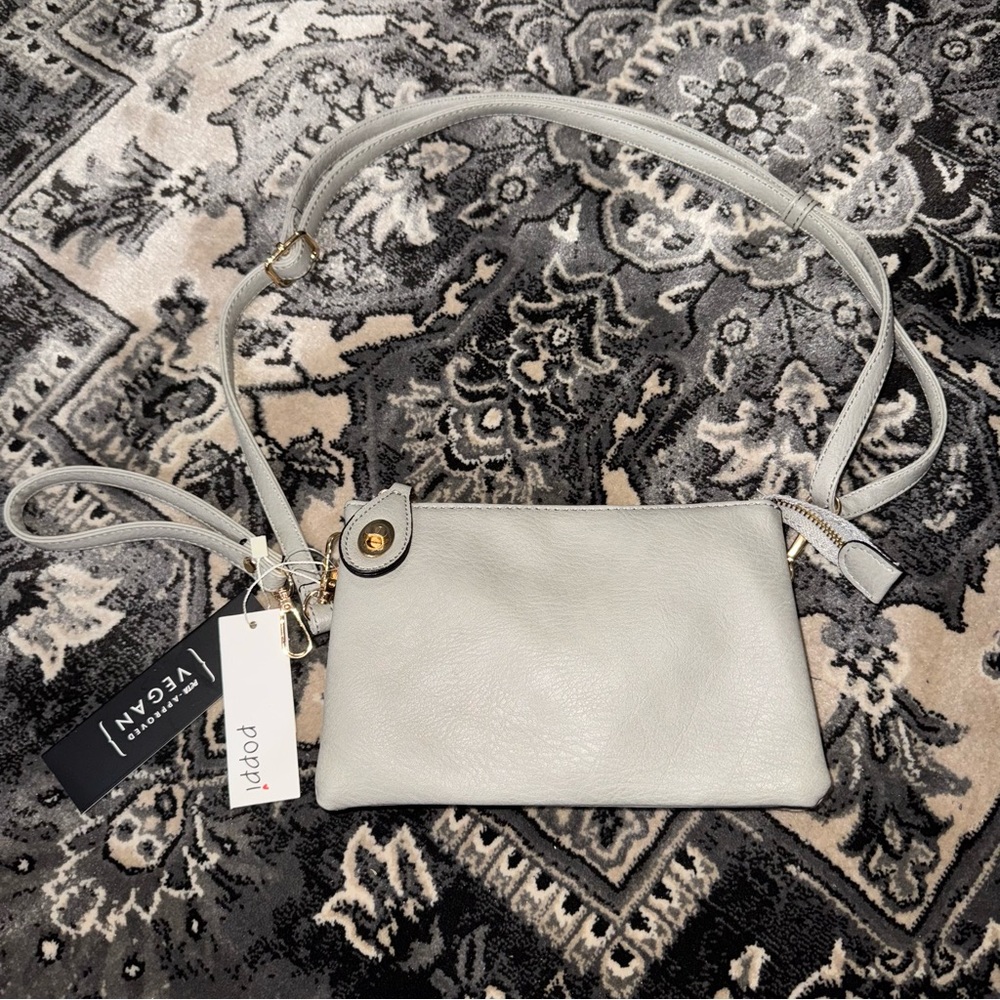 NWT Grey and Gold Poppi Purse - Picture 2 of 7